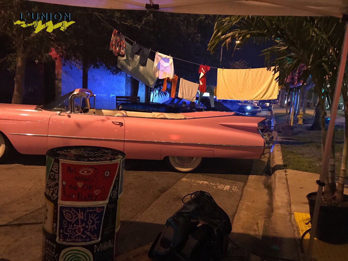 #Rihanna and #DJ Khaled on location shooting new video in Little Haiti. #lunionsuite #haiti #haitian #miami #littlehaiti