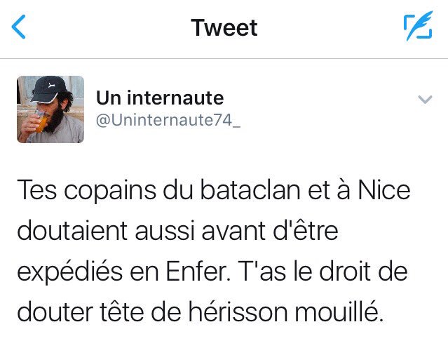 Sharia4Montcuq's tweet photo. #journeemondialedelenvironnement et si on purifiait l'air de @TwitterFrance en signalant ce #daechien uninternaute74_ => 870295998207324160 https://t.co/KYIqX1uavV