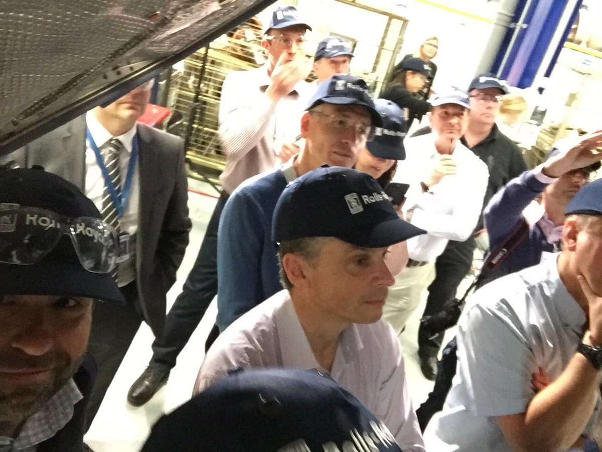 rhys_parker's tweet photo. Checking out cutting-edge live feed borescope technology here @RollsRoyce - health & safety paramount! #bumpcaps #RollsRoyceJPO https://t.co/0ERY4EOklE