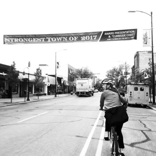 citybikeshoptc's tweet photo. Day Two of #smartcommutetc is in the books! How's your challenge going? #traversecity #citybikeshop #downtowntc https://t.co/AcEVLMdSTm