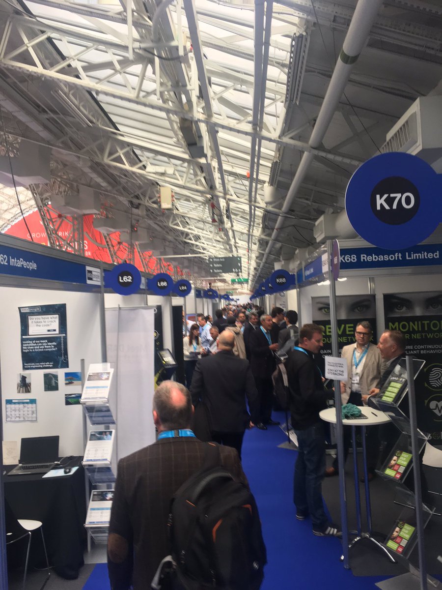 watchguardian's tweet photo. #Infosec gets bigger every year! #infosec17 https://t.co/Bufsd0phnD