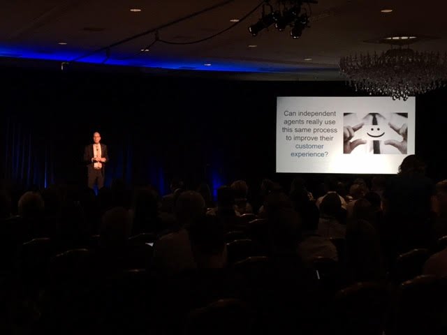 InsAgentApp's tweet photo. Focus is looking at everything differently- shift is perspective. Result is better connections. #Elevate2017 #IAapp https://t.co/hVbqg5wASE