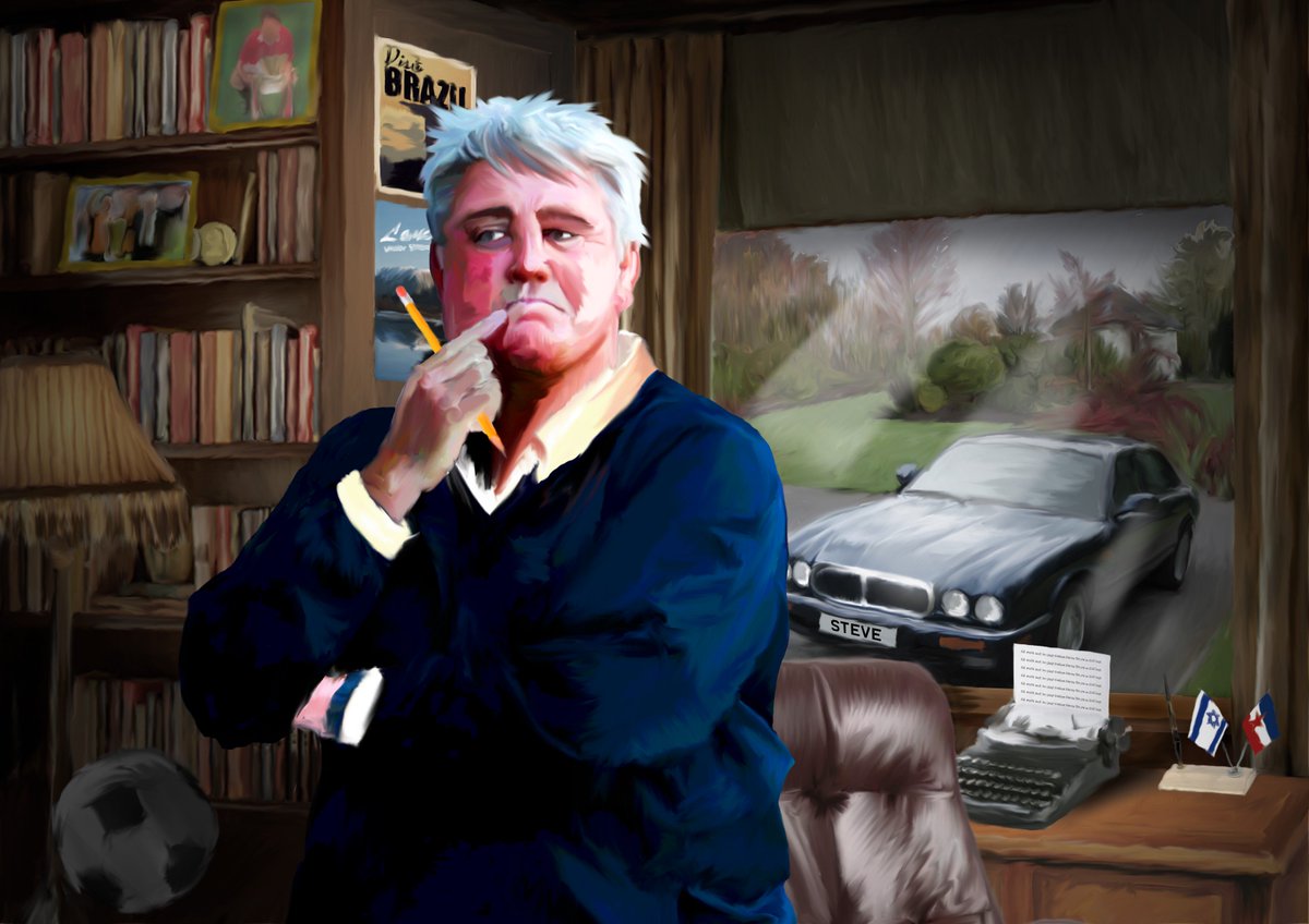 shockproofbeats's tweet image. Ahead of my first public talk as the world's foremost expert on STEVE BRUCE'S NOVELS, please let me catch you up on the saga.