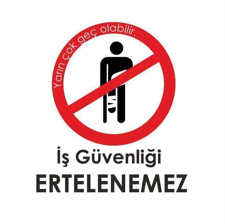 Nimetzay1's tweet photo. Proaktif yaklaşın 

#işgüvenliğiertelemeyegelmez  #işgüvenliğiertelemeyegelmez @csgb @fatihportakal @foxhaber https://t.co/Wkxe0sFejL