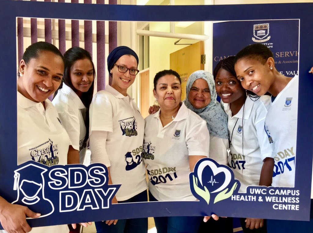 Meet part of (y)our UWC Campus Health team. :-) 
#SDSday #CampusHealth 
UWC Campus Health & Wellness Centre #iamuwc @UWConline