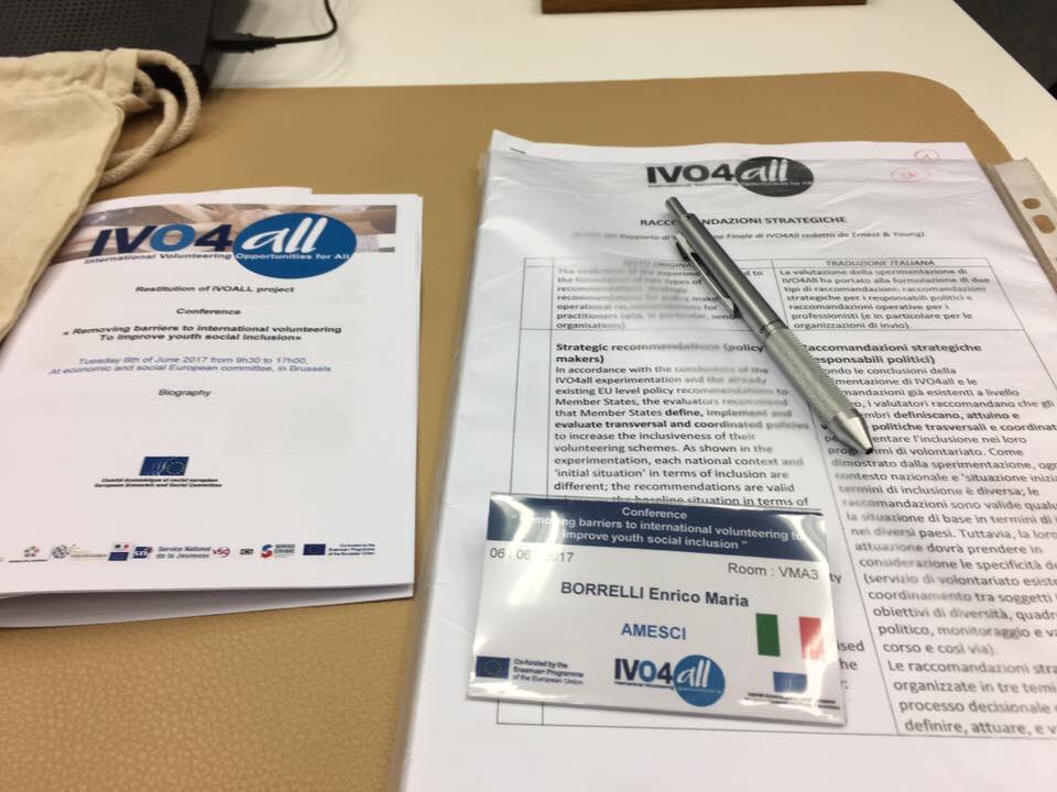 enricomborrelli's tweet image. Rimuovere barriere a volontariato internazionale per favorire inclusione giovani. A Bruxelles incontro partner #ivo4all #serviziocivile
