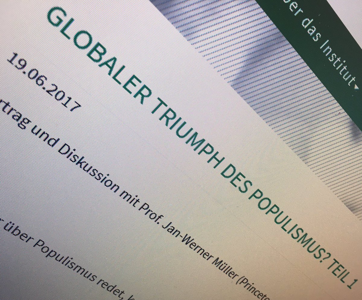 thmitmenschlich's tweet photo. Globaler Triumph des #Populismus? 
Vortrag mit Prof. Jan-Werner Müller (Princeton). 19.6., #Erfurt, mit @IDZ_Jena https://t.co/eGTfyZG4VA https://t.co/wfJt0TwWgE