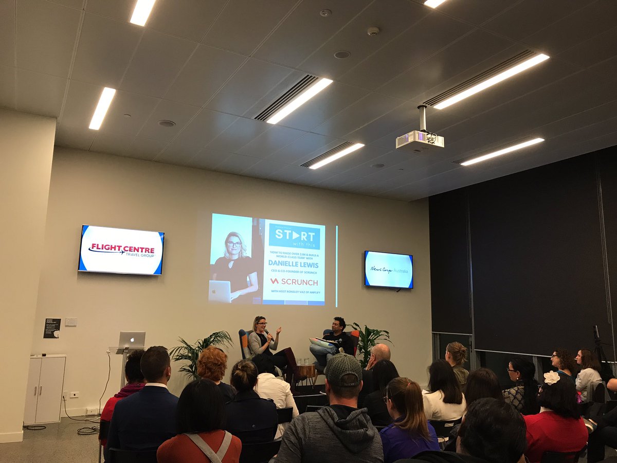 Fishburners's tweet photo. Great hearing from @daniellelewisco tonight at @Fishburners #StartWithThis https://t.co/9hpOTdEpnH