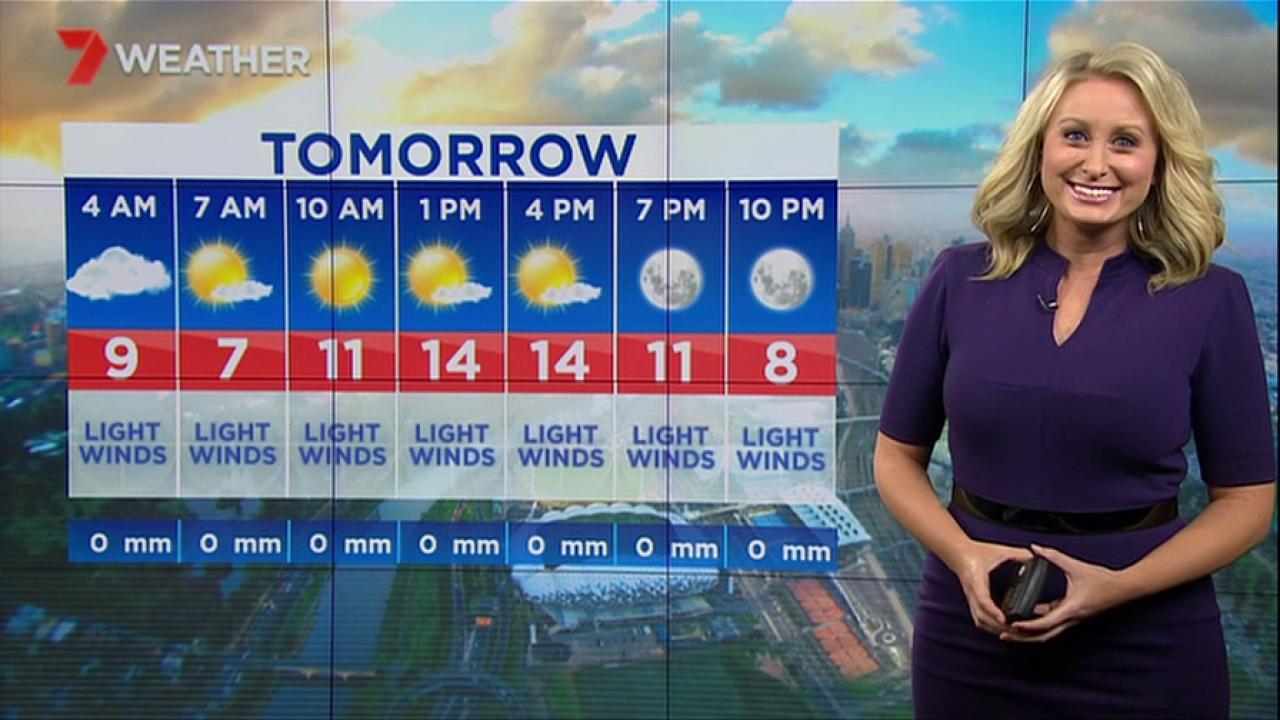 7NEWS Melbourne on Twitter "Tomorrow in Melbourne, mostly sunny with a