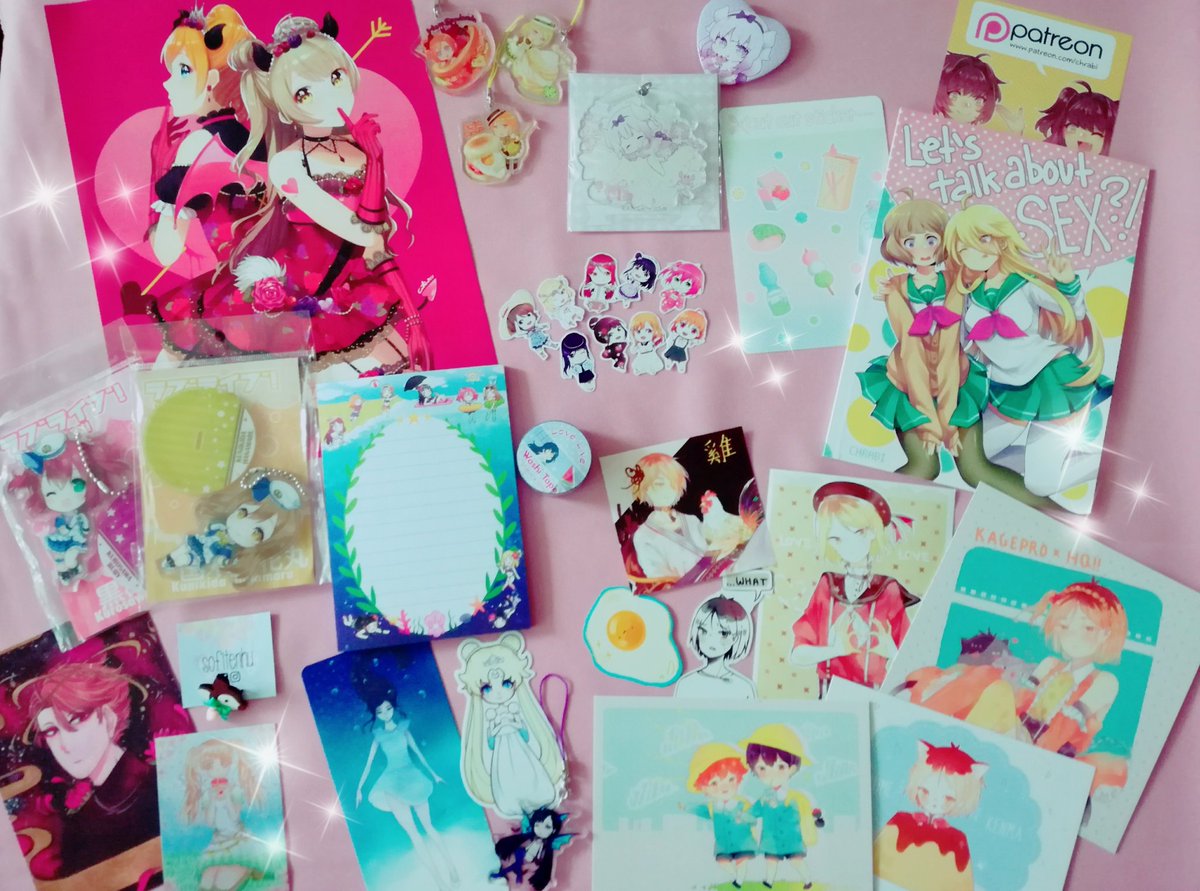 I could only do a quick round in the morning, so I only got to meet half the ppl I wanted to see. BUT LOOK AT ALL THIS BEAUTIFUL STUFF I GOT 