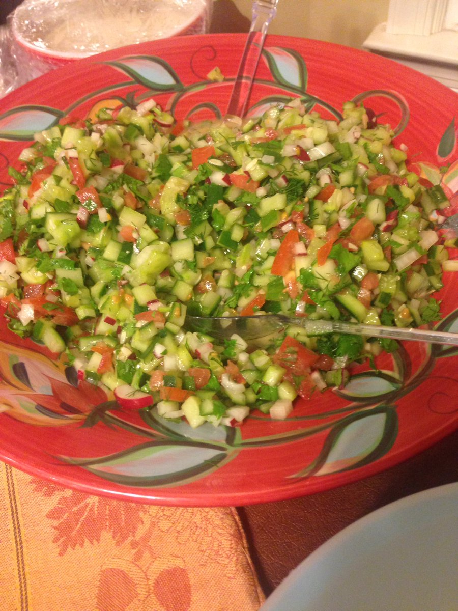 MasterJandMCE's tweet photo. @GordonRamsay  what do you think of my Israeli salad, I added some think slices of radish along with some avocado as well. https://t.co/5VH3HBGqtQ