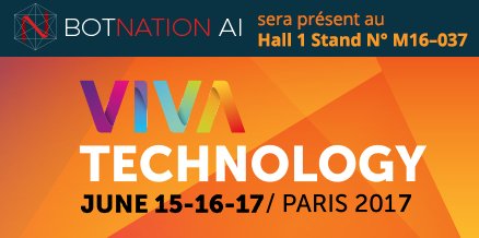 BotNationAI's tweet photo. 🚀Nous serons présents lors du salon #VivaTech 🎉
Nous répondrons à toutes vos questions, en direct du stand @GroupeRATP 🤖🚇
#BOTNATIONAI #Bot https://t.co/H3qUX7oOLC