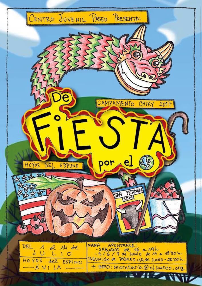 CJ_Paseo's tweet photo. ¡¡No os olvidéis que estáis a tiempo para apuntaros al Campamento del Chiky'17!! 😀 Os esperamos los días 6 y 7 de Junio de 17:00 a 18:30 🙈🙉🙊 https://t.co/SST4K3UKCd