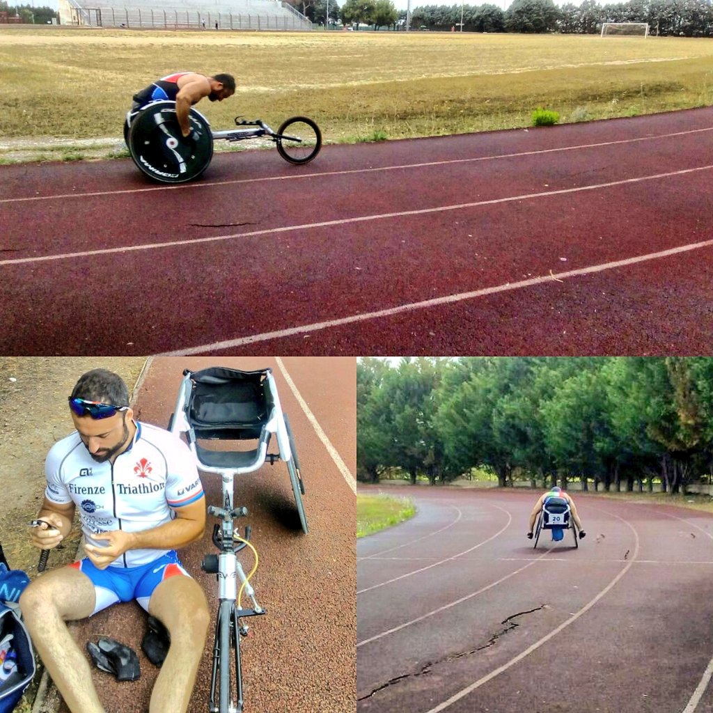 Run baby run♿♿♿💨💨💨
#racingwheelchair #athletic #track #training #paratriathlon #firenzetriathlon