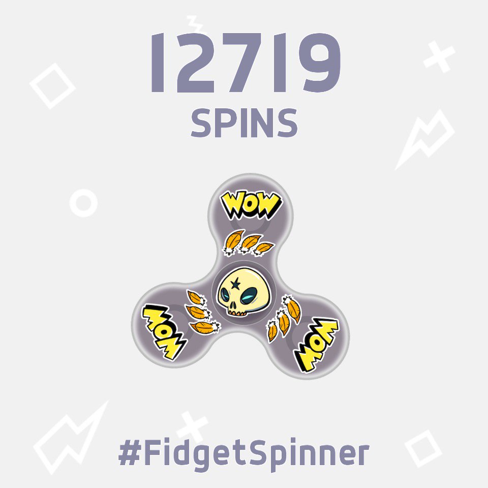 ohammuda's tweet photo. I've just scored 12719 spins in this new #FidgetSpinner game! https://t.co/MMjaOG54vC Can you beat me? https://t.co/Z6jTfus4ig
