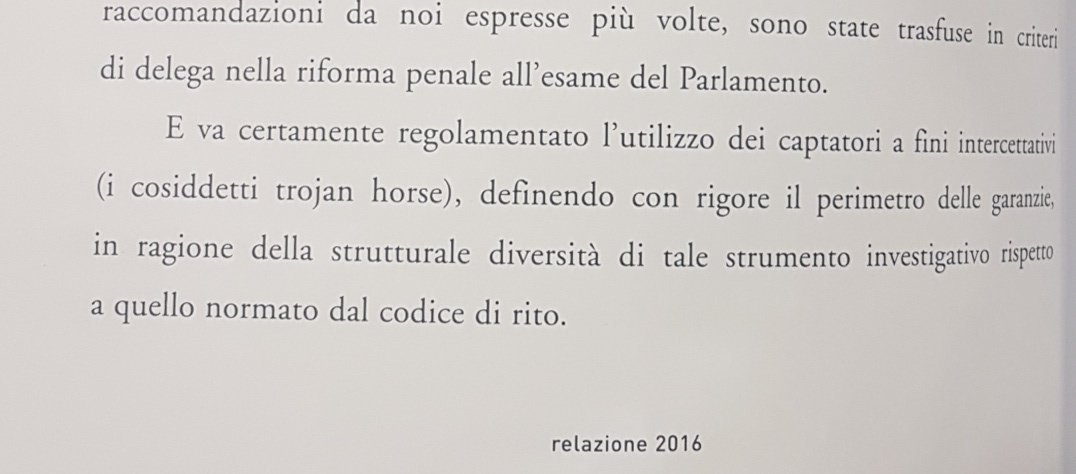 fpmicozzi's tweet photo. Il Garante Soro ha una parola anche per i Trojan (captatori informatici) . Serve attenzione alle garanzie nella disciplina. #gpdp17 https://t.co/JjUbuSLe12