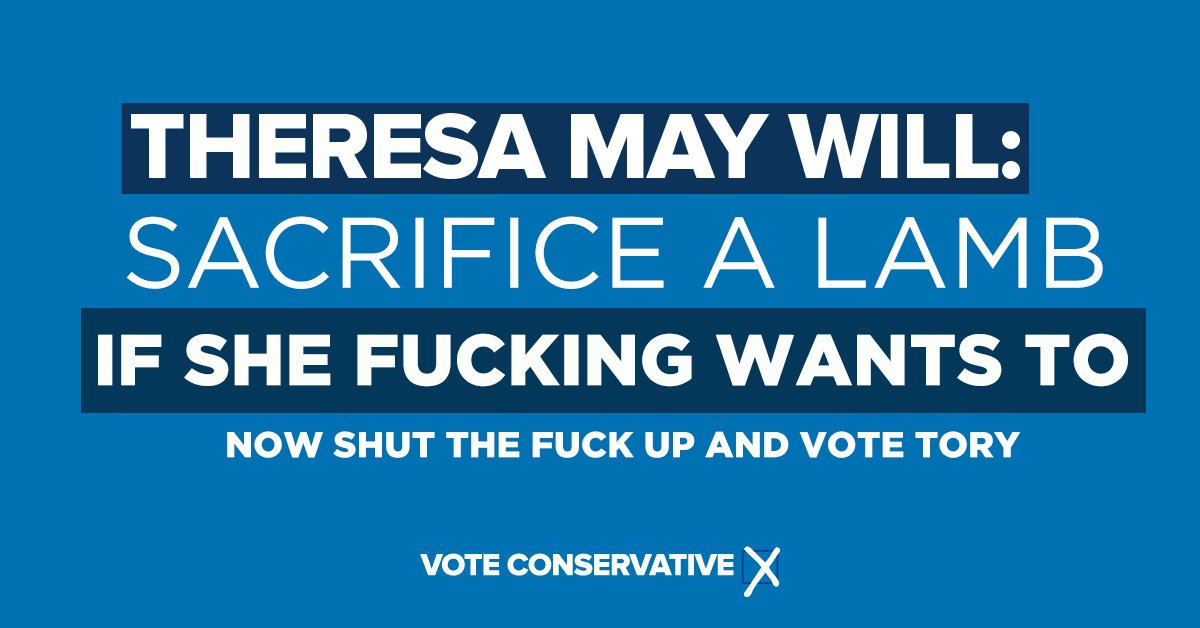 With two days to go the conservatives have really amped up their adverts
