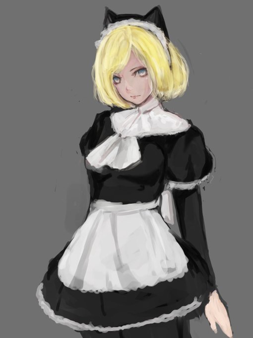 金髪メイドのtwitterイラスト検索結果 古い順