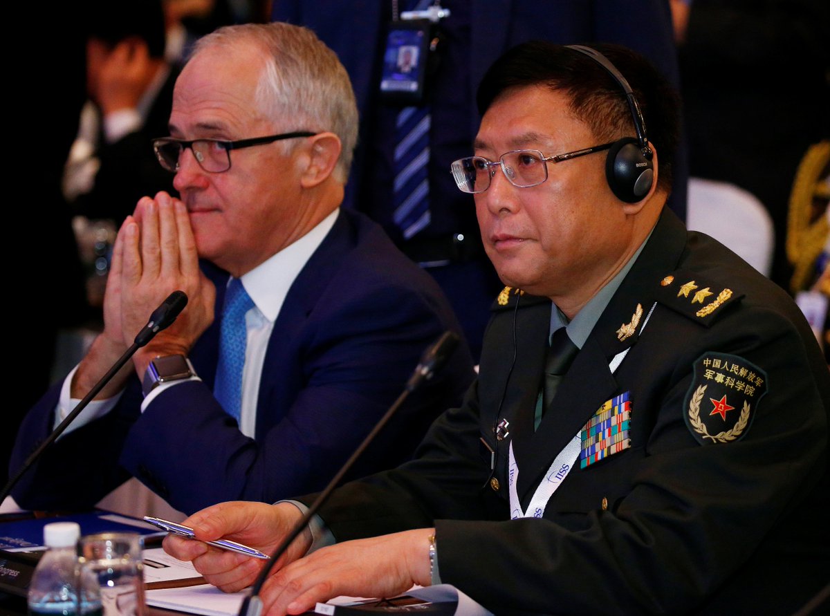 LiuXininBeijing's tweet photo. VP of China Naval Research Institute on #ShangriLaDialogue #SCSea &amp; US #AsiaPacific policy https://t.co/3HYasaljPL U won't want to miss it! https://t.co/3mExYQQZ0o