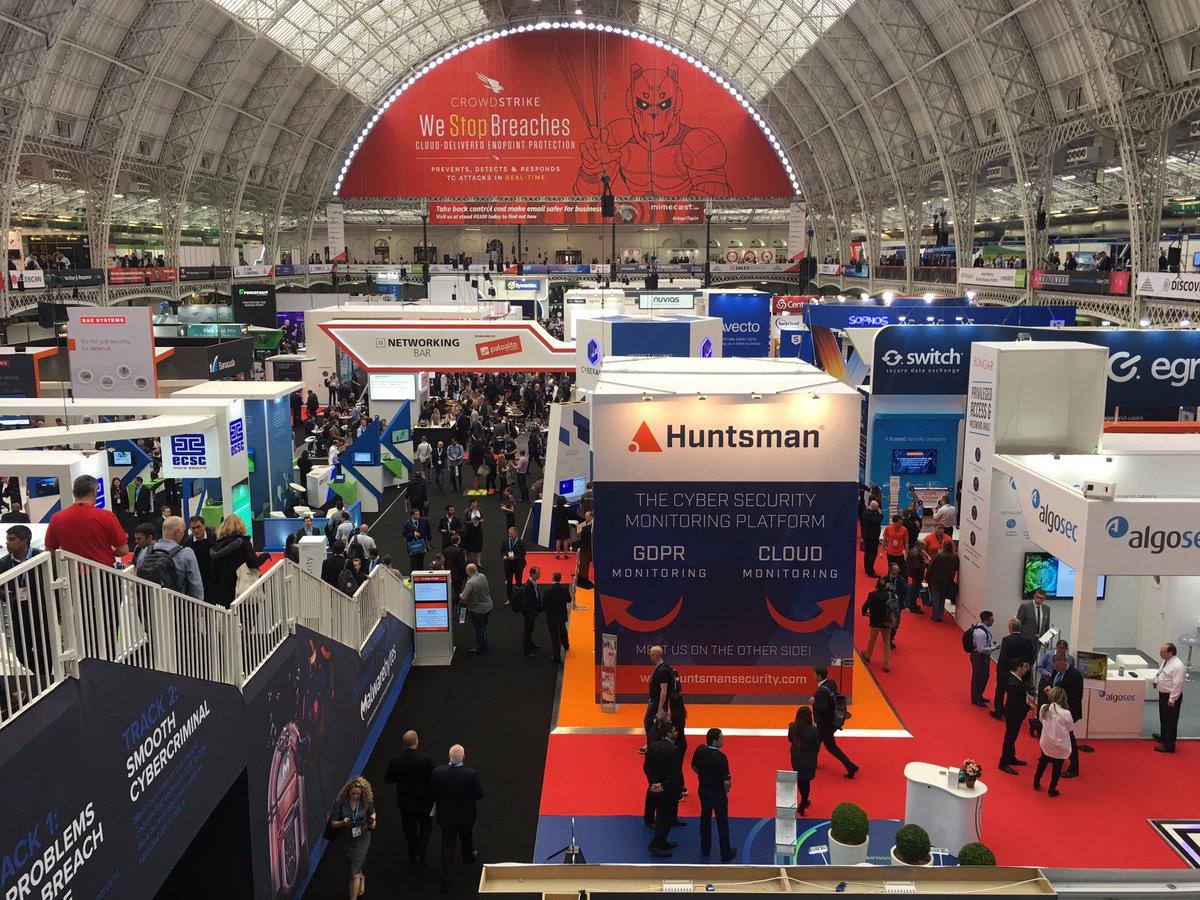 watchguardian's tweet photo. Today's main hall #Infosec #infosec17 https://t.co/H1mbU0Wk1w