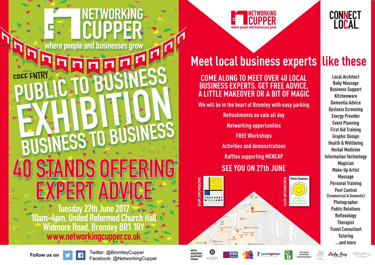 SarahDyal's tweet photo. DON'T MISS OUT!! I will be at this event to talk to and book a free app with. #networkingcupper #Bromleyfl #chiro https://t.co/baIbAkBihs