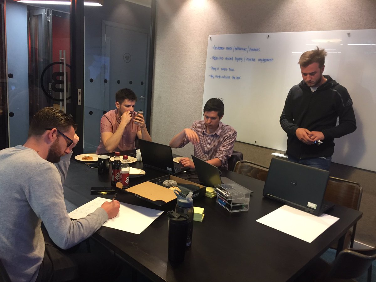HackGroup_HG's tweet photo. Dr Pepper and donuts: Key to any good hackathon. #HackGroup #teamresidential https://t.co/PCkqqFwmId