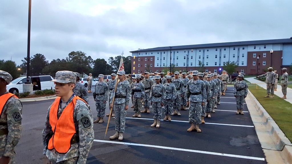 rmrooker's tweet photo. Rise and shine APS! Already an hour into our day here at Fort Benning JROTC summer camp. @ATLsuper @DrEmilyAMassey @Atldepsupt https://t.co/ecMU7j5IDd