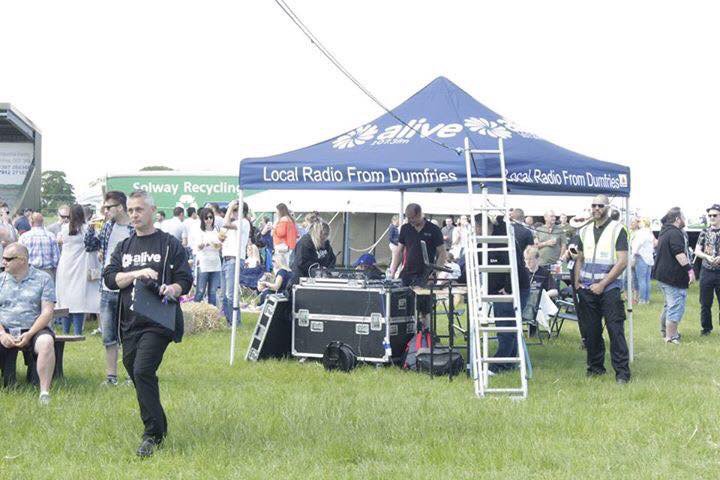 alivedrivetime's tweet photo. the A team at the Beltie. A fantastic day with a great crowd . ....and superb music BBF 2018 :) https://t.co/kzcJaN6yhf