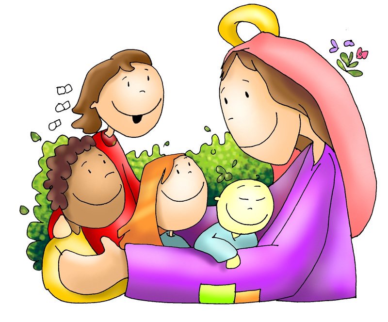 MaristasMedit's tweet image. La Buena Madre de niños y familias de las escuelas #maristas nos acompaña en la efeméride #BicentenarioMarista #MillionMarists