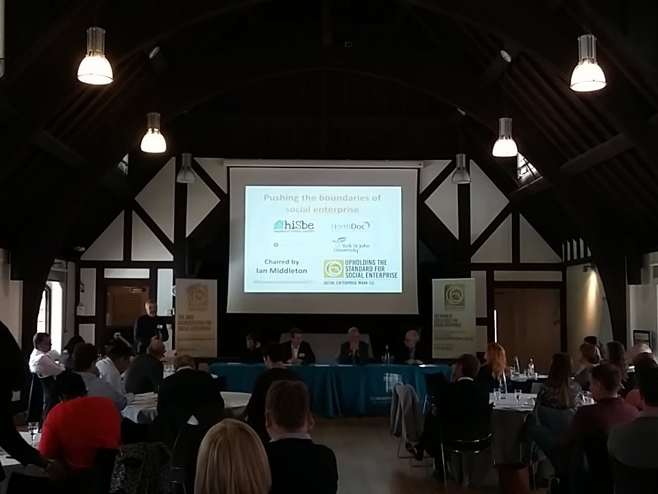SE_Mark's tweet photo. Thanks @VIRTUrocks @hiSbe_Food @YorkStJohn @Northdocdublin for interesting session on pushing boundaries in #SocEnt https://t.co/i28upoFcPI