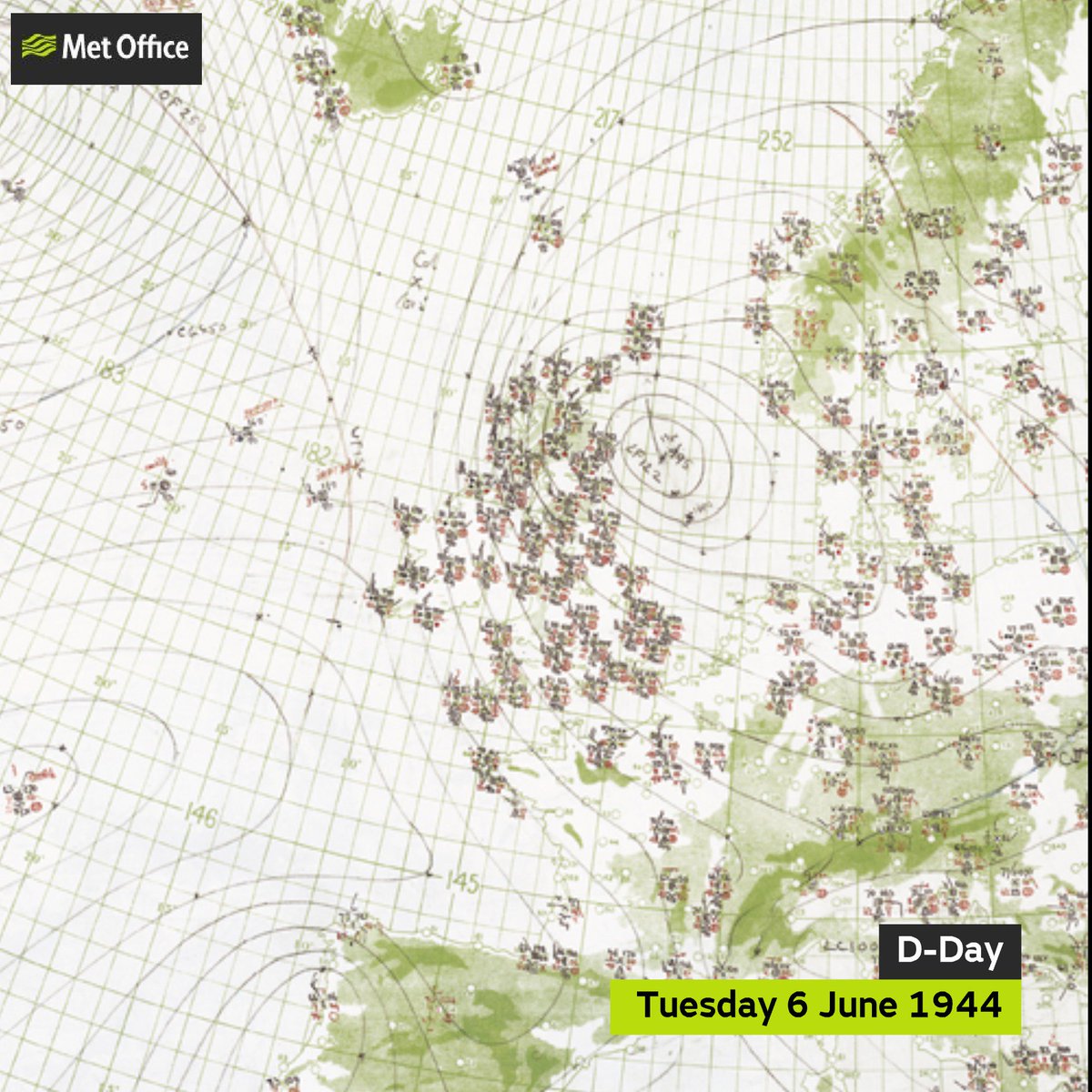 Met Office Weather Pressure Charts