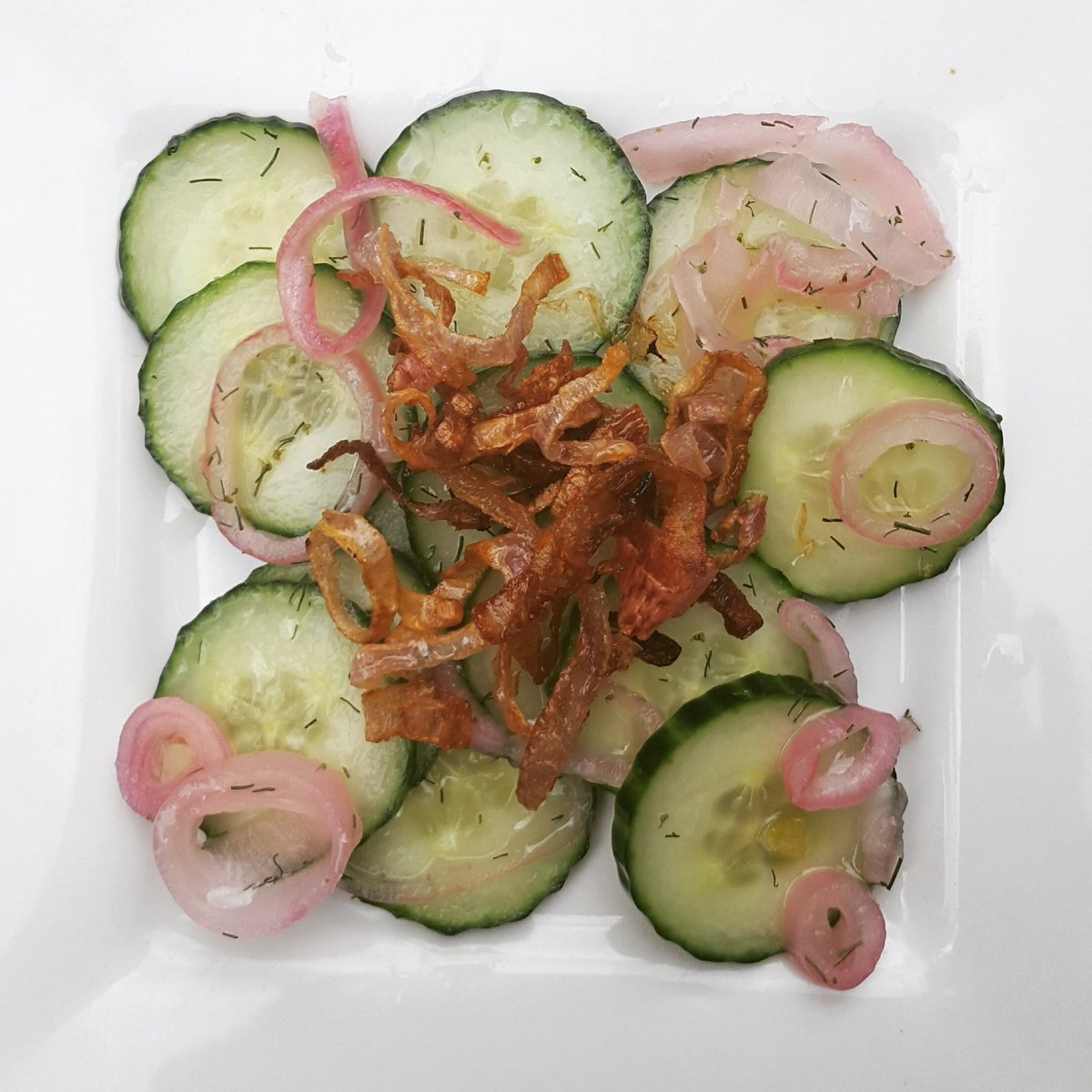 AmyKimberlainRD's tweet image. #TasteTestTuesday - Shallots, Pickled or Fried? Either way, taking cucumbers from basic to AMAZING! #veggies #differentforms #eatyourveggies
