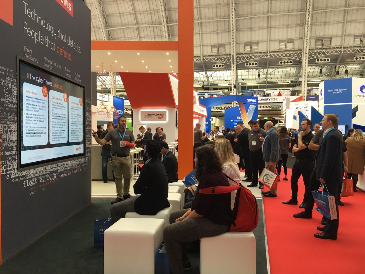 Infosecurity's tweet image. Just over 2 hours in to #infosec17 and the buzz seems to be spreading around the venue