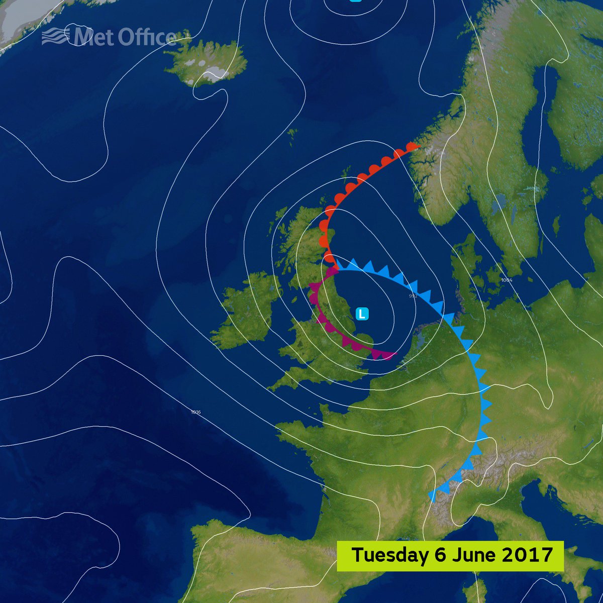 Met Office Weather Pressure Charts