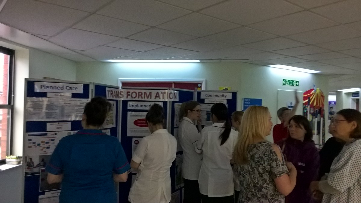 jessiejaneOT's tweet photo. Transformation stand in full flow @BurtonHospitals #BHFTthrive https://t.co/su9VNyKmcd