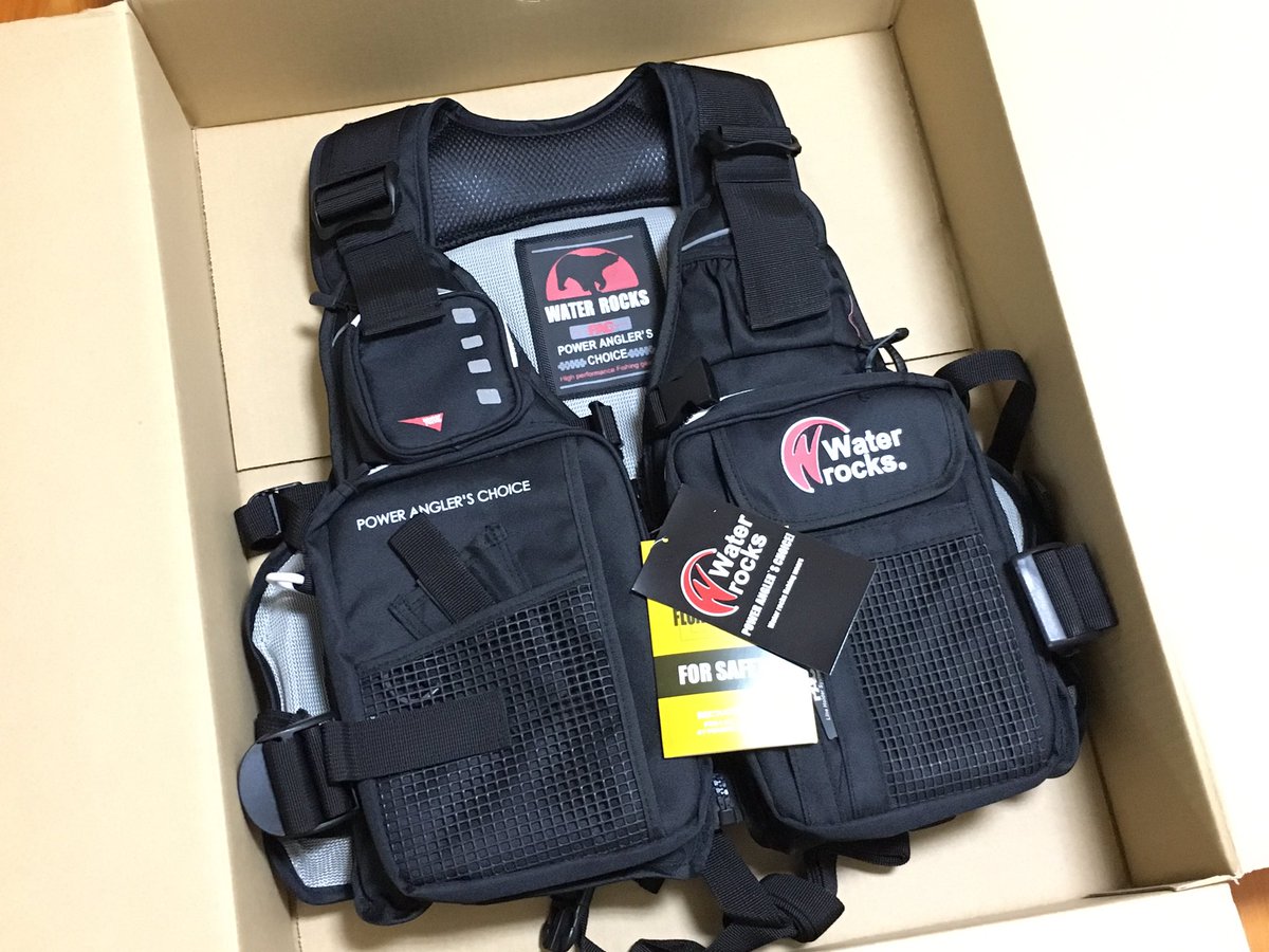 Yo Suke V Twitter フローティングベスト買ったぁー これで安全に釣りが出来る リーフエッジにも行けるぞー Waterrocks オレンジブルー フローティングベスト 釣り