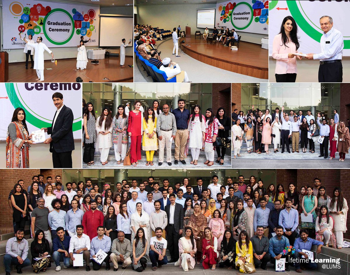 LifeAtLUMS's tweet photo. LUMS congratulates the first batch of Lifetime Learning at LUMS on their convocation ceremony! Visit: https://t.co/bUPdRy8607 #BeingLuminite https://t.co/Mdpo6e6hWA