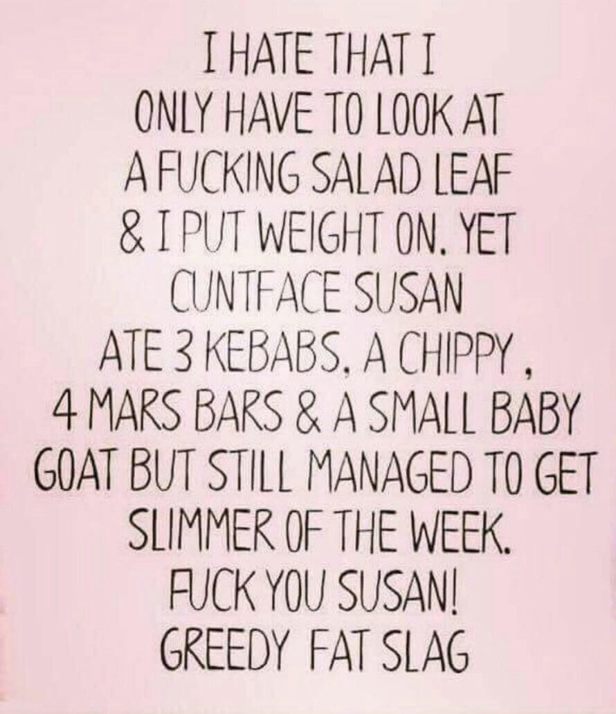 SWorldEveryLB's tweet photo. Seen this on someone's page and it cracked me up! #BloodySusan #SlimmingWorldProblems https://t.co/noemrhJjBm
