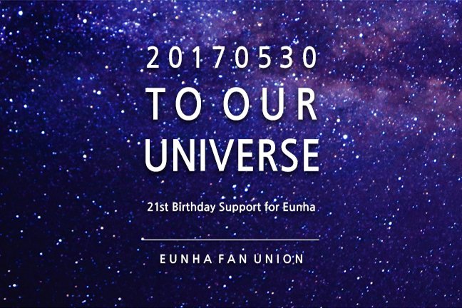 eunha_union's tweet photo. To Our Universe
21st B-day Support for Eunha💫

✔REVIEW :: https://t.co/09KFEV6l0Y

#HappyEunhaDay https://t.co/uFHHFOKogN