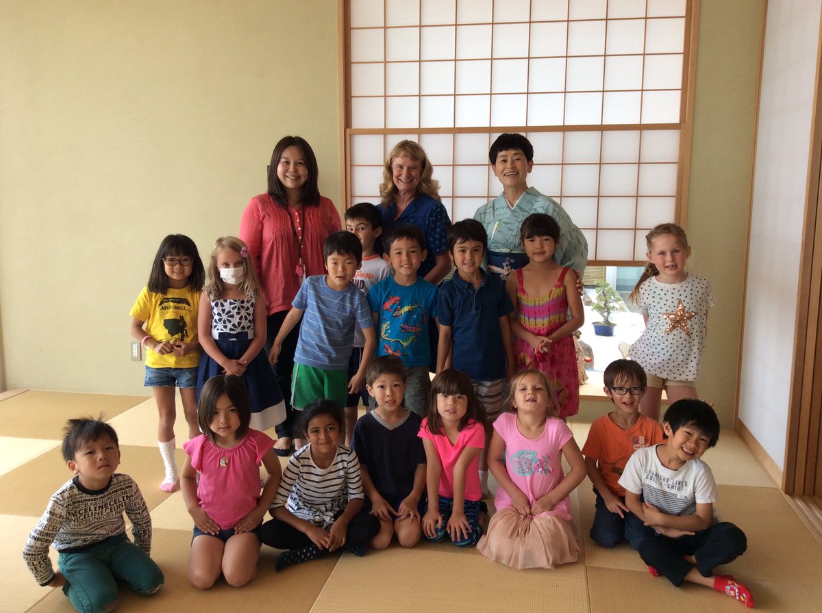 asijkh's tweet photo. Thank you Souna-sensei, Kyoko-sensei &amp; Mariko-sensei for the special tea ceremony experience today! @JapanCenterASIJ @esasij https://t.co/ZRKKJZHIKj