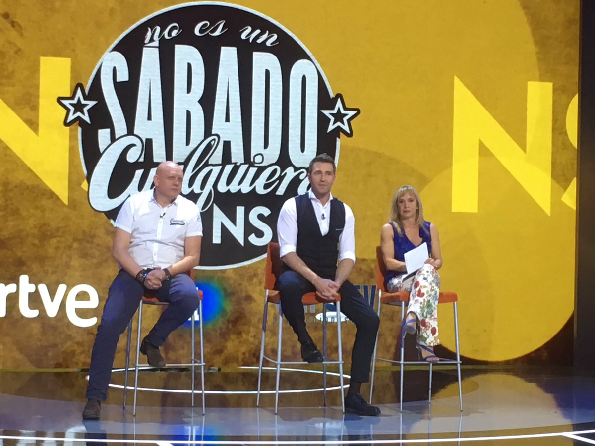 Vertele's tweet photo. Estamos en la presentación de 'No es un sábado cualquiera' de @tve_tve https://t.co/hFI4ZRL1wT