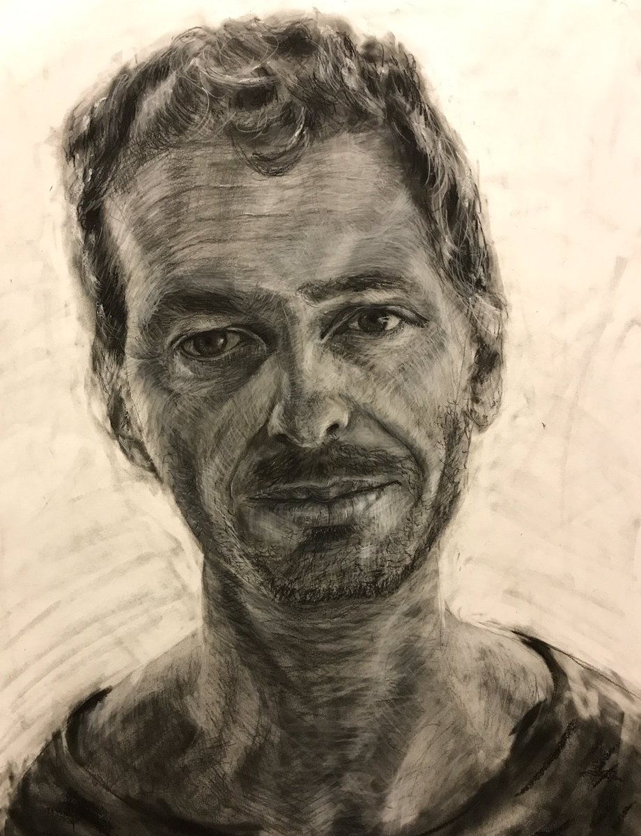 Juliamjane's tweet photo. Sven for @JKPortraitParty #JKPP #charcoalportrait https://t.co/bnkI3OGOh5