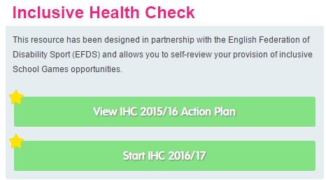 YourSchoolGames's tweet photo. Have you completed your Inclusive Health Check yet? Complete it alongside your #SGMark and discover more about your school today! https://t.co/u0VouQRo7c