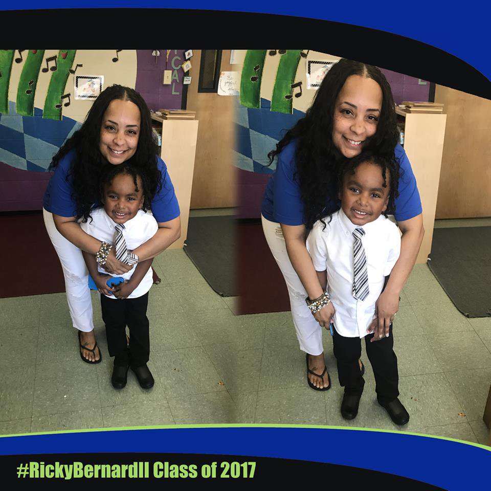 rickybernardII's tweet photo. #CongratulationsBaby #rickybernardii from #Mom #GlashandaLewisB #Classof2017 ๐๐ #RickRick #GardenOaksELC @GardenOaksEarlyLearningCenter https://t.co/yEQr6fbjyr