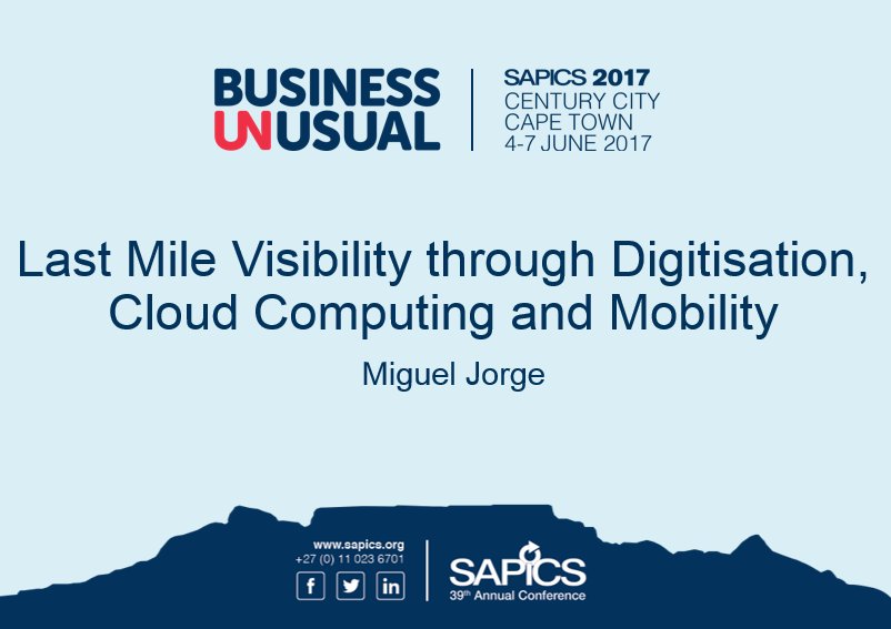 Want to digitise your supply chain? Make your way to Hall C for 14:00 to find out how #SAPICS2017 #StratoPOD