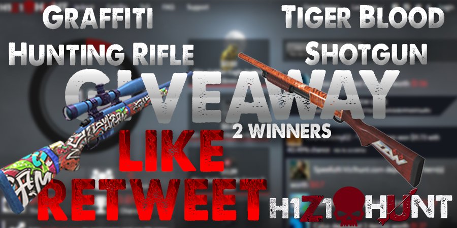 h1z1hunt's tweet photo. New giveaway!
RT+Follow 
For bigger chance tag 2 h1z1 friends ! 
Winner will be drawn 8.6.2017
Our steam group https://t.co/bi4JRFYX0W https://t.co/lQQAcNbabr