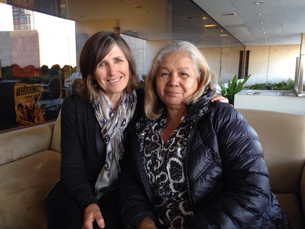PatJWilliamson's tweet photo. Reunion of old friends.  Jude and Pat @qldmuseum https://t.co/pnpvpvDJqQ