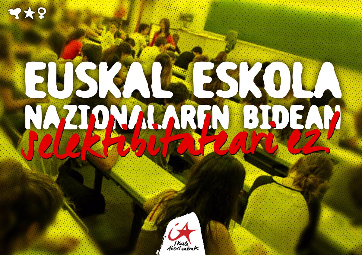 IASozialista's tweet photo. [IRAKURKETA] SELEKTIBITATEARI EZ! BAXOA EUSKARAZ! https://t.co/hmX7aRerjL #USE2017 https://t.co/4qMqhDWGnT
