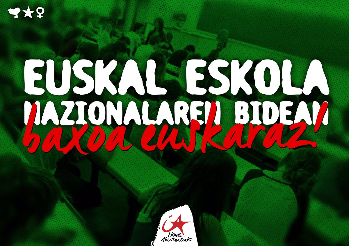 [IRAKURKETA] SELEKTIBITATEARI EZ! BAXOA EUSKARAZ! ikasleabertzaleak.org/2017/06/06/sel… #USE2017