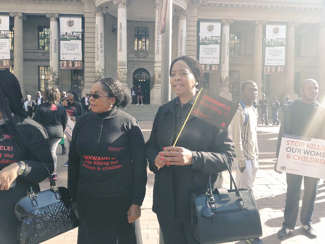 GautengANC's tweet photo. #ANCGPCares MEC @LebogangMaile1, @b_hlongw, speaker @NMekgwe and @NandiMayathulaK say enough is enough! https://t.co/ze2lQi4MAL